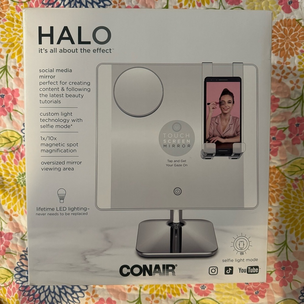 NIB conair halo social media mirror